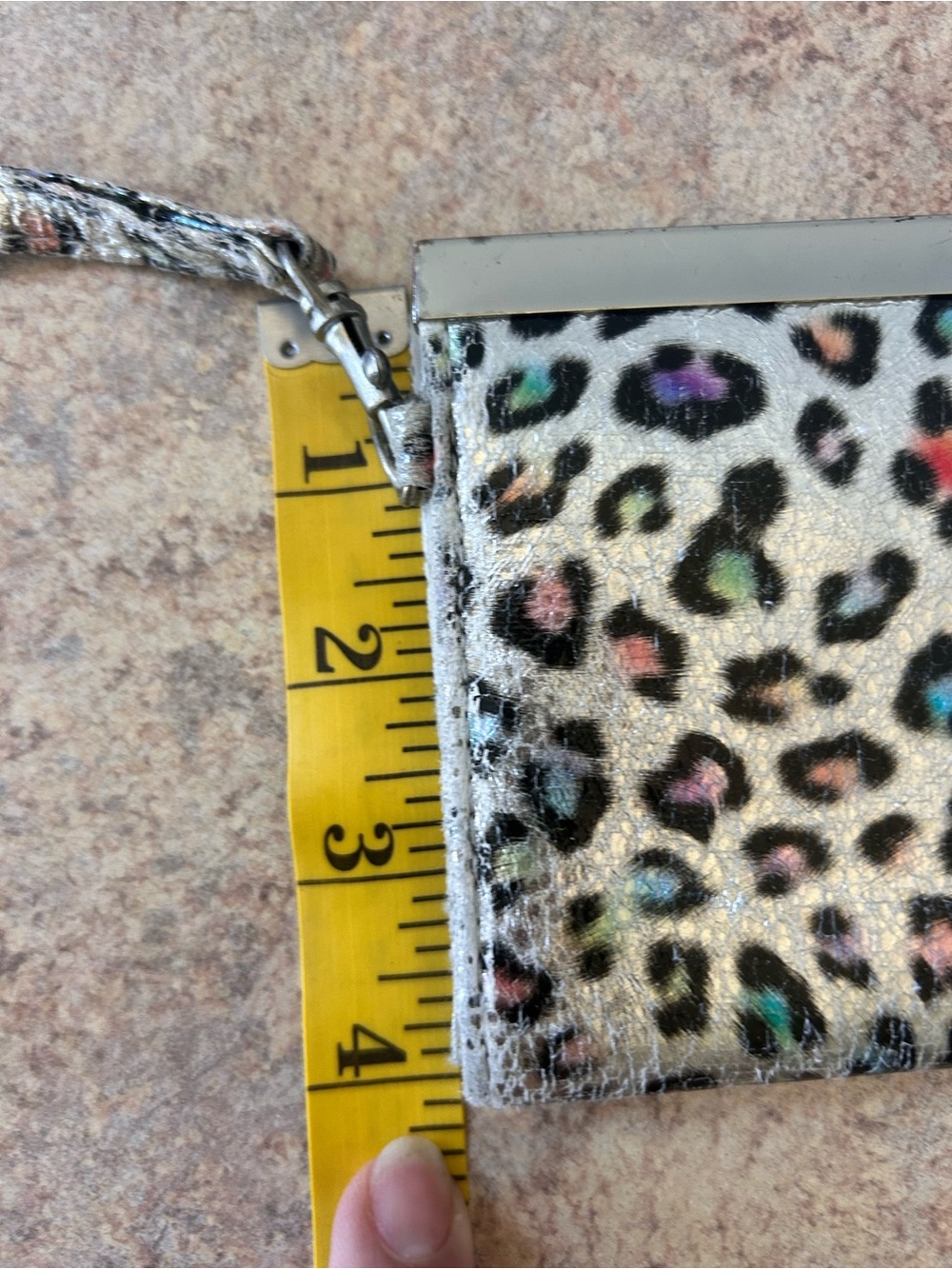 Chateau Silver Waller w/Colored Cheetah Print cool Design - Picture 9 of 9